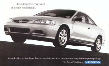 Honda: the automotive equivalent of a really hot librarian | Foto: Honda