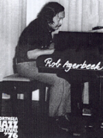 Rob Agerbeek tijdens het North Sea Jazz Festival in 1976 | Fotograaf onbekend