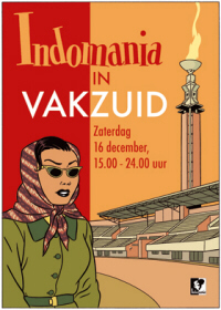 Poster van de Indomania-manifestatie | Ontwerp: Peter van Dongen