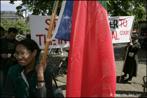 Moluks protest tegen de Indonesische regering, 1-7-2004 | Foto: Bas de Meijer