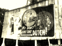 'We don't like the Dutch' | Fotograaf onbekend