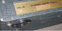 Achterzijde van de Marshall JMP MkII Super Lead | Foto: Access Music, Missoula MT